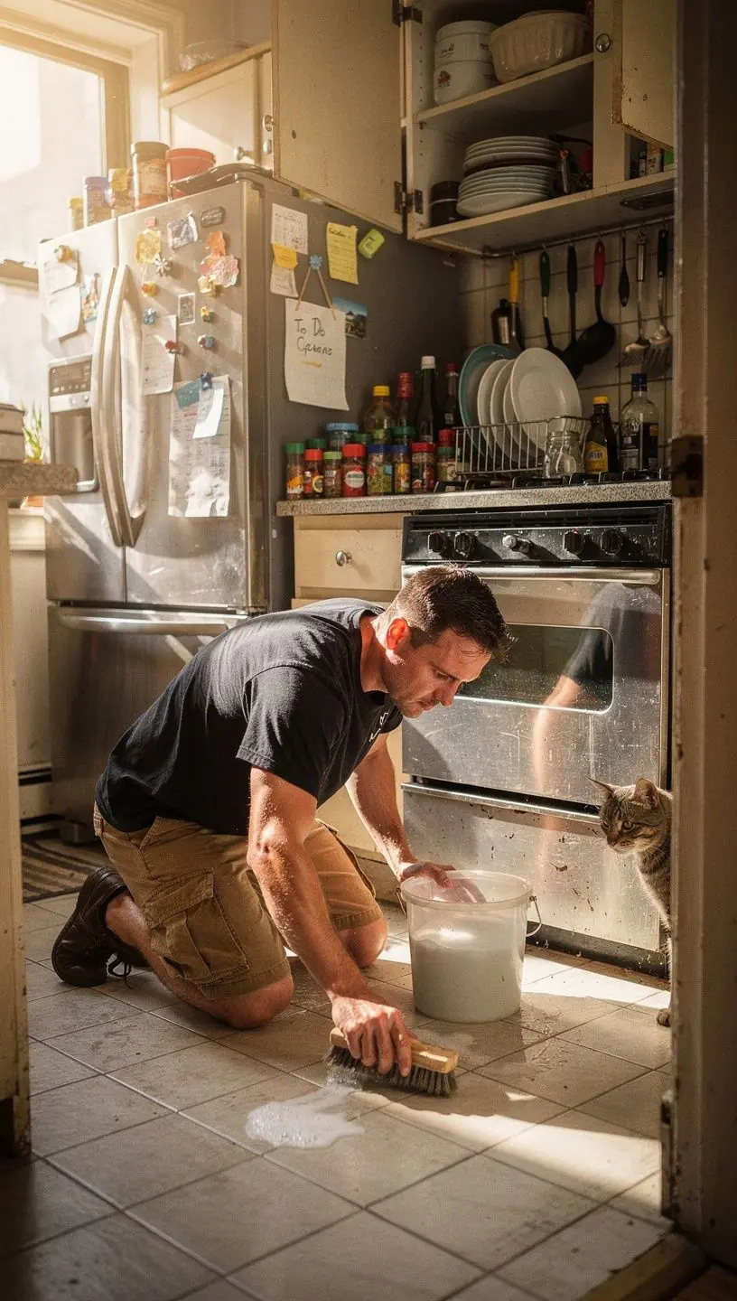 A team of cleaning experts sanitizing a commercial kitchen, ensuring all surfaces are spotless and hygienic.
